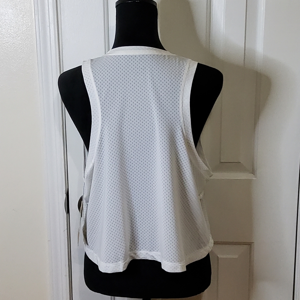* Nike Women's One Classic Breathable Dri-FIT Sleeveless Tank Top White Size XL - Picture 8 of 15